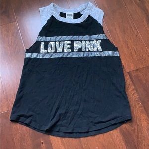 black tank top from PINK